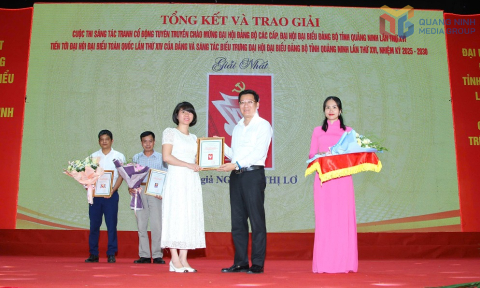 Nhiều logo và tranh cổ động đẹp chào mừng Đại hội Đảng bộ các cấp